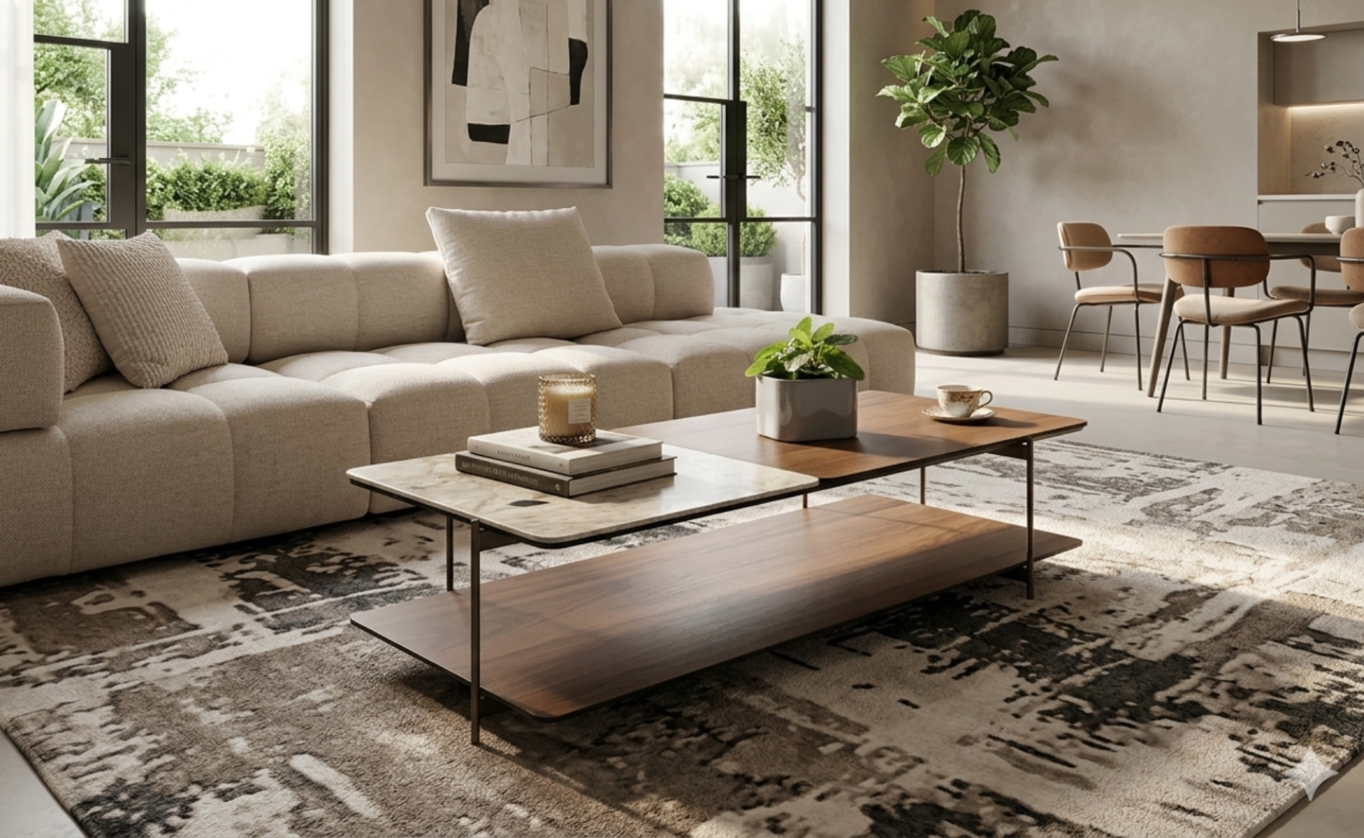 Paul Rogers Salontafel Dua stone