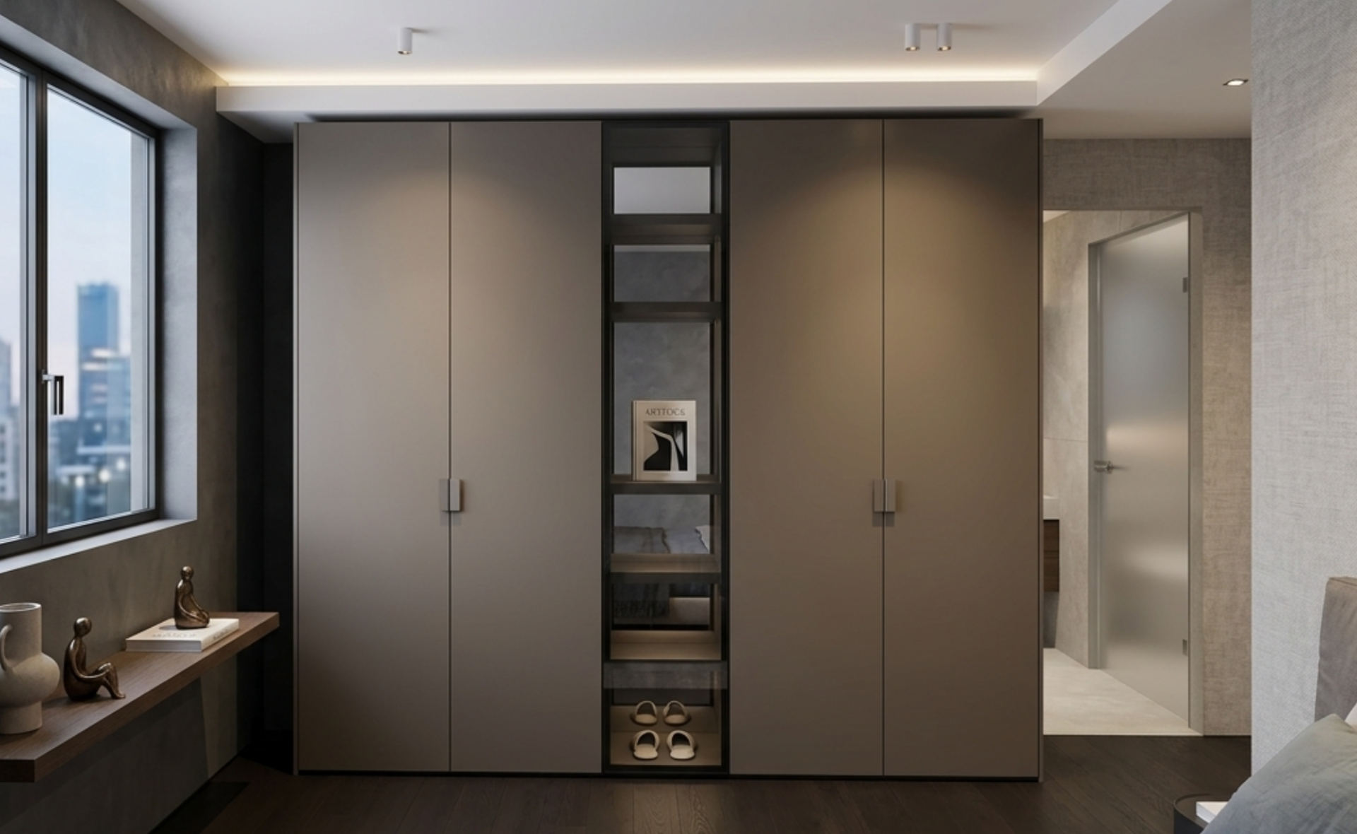 Poliform Kleerkast Senzafine New Entry